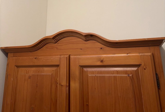 Image 1 of Wooden pine wardrobe - PERFECT CONDITION
