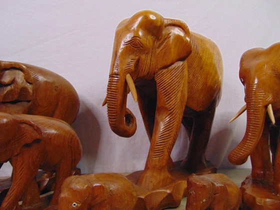 Image 1 of Collection d'éléphants de Thaïlande