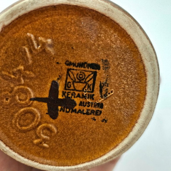 Image 1 of Mid-Century Gmundner Keramik Ceramic from Austria. Vintage Hand-Painted Pitcher from Gmunden