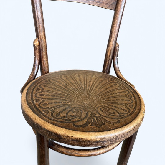 Image 1 of 2x Thonet Cosmos No. 124 Chairs - Art Nouveau 1910-1930