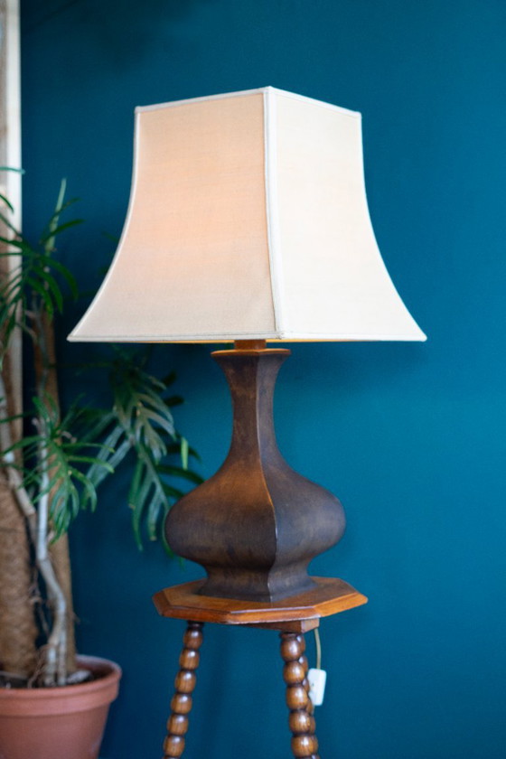 Grande lampada vintage italiana – ottone/bronzo – anni '70 – stile Il Punto – Lampade da tavolo, Brass (photo 3 of 9)
