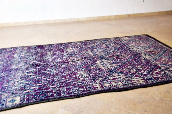 Image 1 of Tapis marocain vintage Beni M'Guild violet - 280 x 160 cm