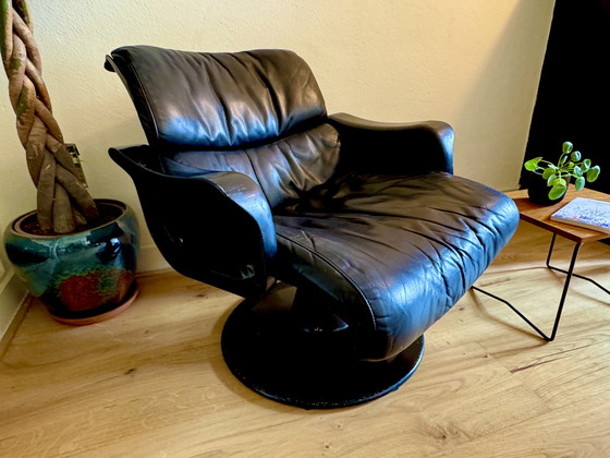 Image 1 of Black Saturn Chair by Yrjö Kukkapuro for Haimi, Finland