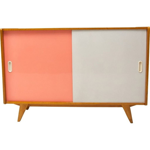 Vintage beechwood sideboard "U-450" by Jiří Jiroutek, Czech 1960