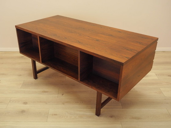 Image 1 of Scrivania in palissandro, design danese, anni '70, produzione: Eigil Petersens Møbelfabrik