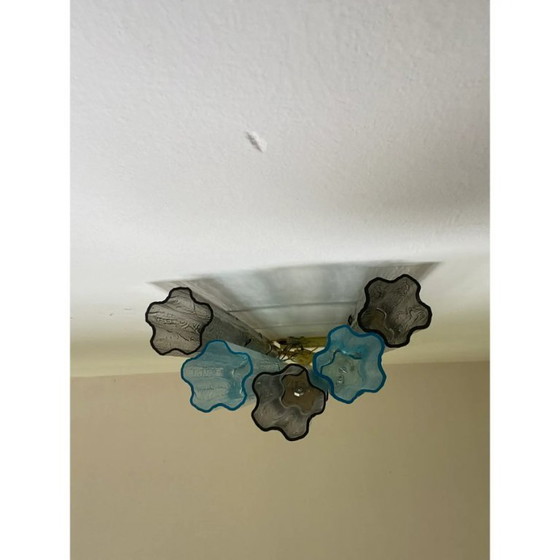 Image 1 of Lámpara de pared escultórica Tronchi de cristal de Murano – Hecha a mano en Italia
