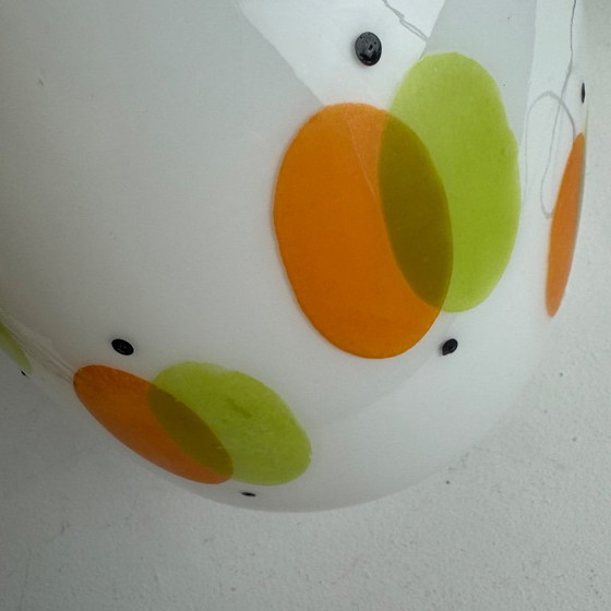 Vecchia Lampada a Sospensione Ovoide Vintage 1970 – Lampade a sospensione, Glass (photo 8 of 11)