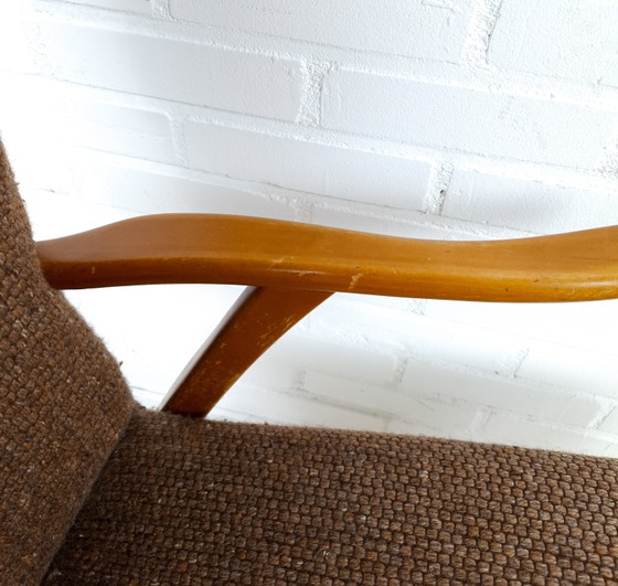 Image 1 of Vintage Wingback fauteuil jaren 60/70 mid century modern