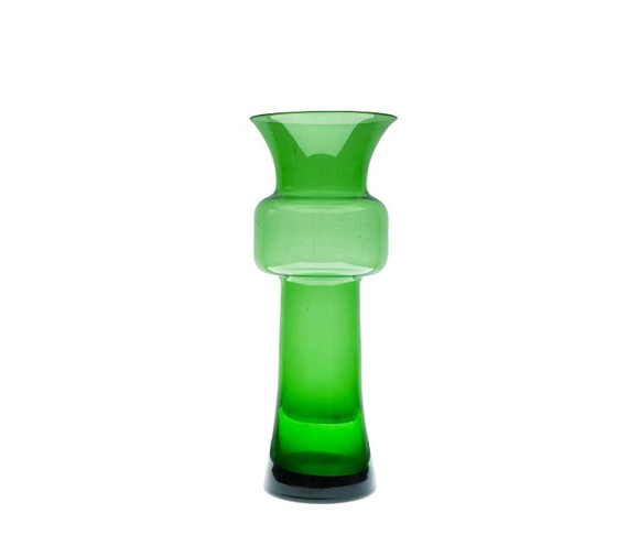Image 1 of Large green Tang-Li vase by Morales Schildt for Kosta