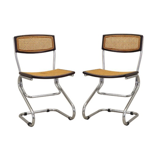 Set di due sedie, design Bauhaus, anni '60, produzione: Italia