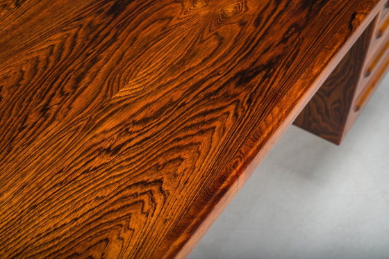 Image 1 of Moderner dänischer Chefschreibtisch Palisander von Ib Kofod Larsen für Faarup Møbelfabrik, 1960