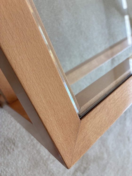 Image 1 of table basse en placage de frêne