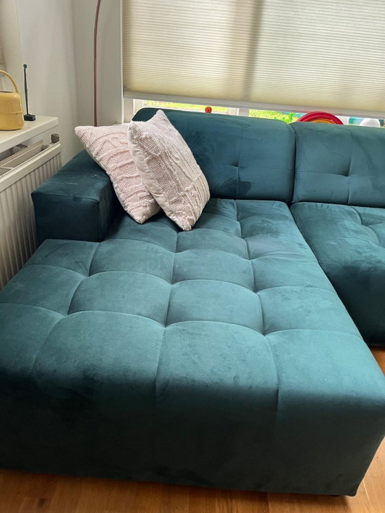 Image 1 of Cosmopolitan Design Chicago Hoekbank met Chaise Longue Links - Velvet