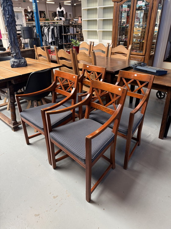 Image 1 of 4 x Schuitema Jugenstil eetkamerstoelen