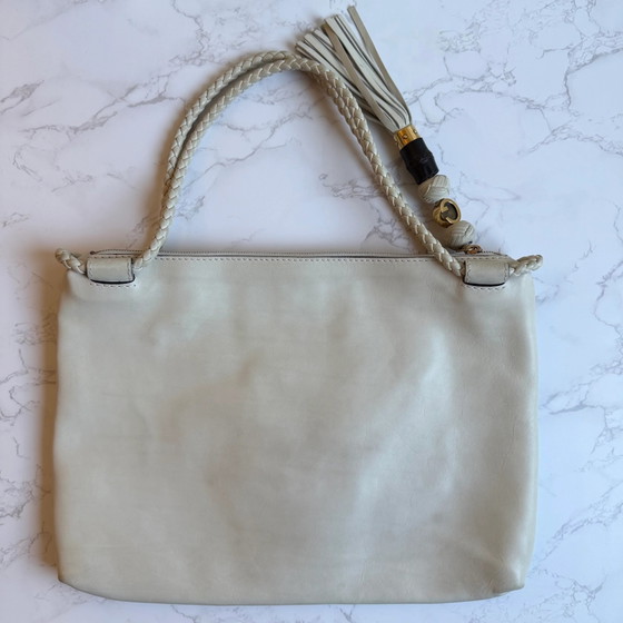 Gucci borsa tote in pelle beige fatta a mano – Borse tote, Bambù (photo 6 of 20)