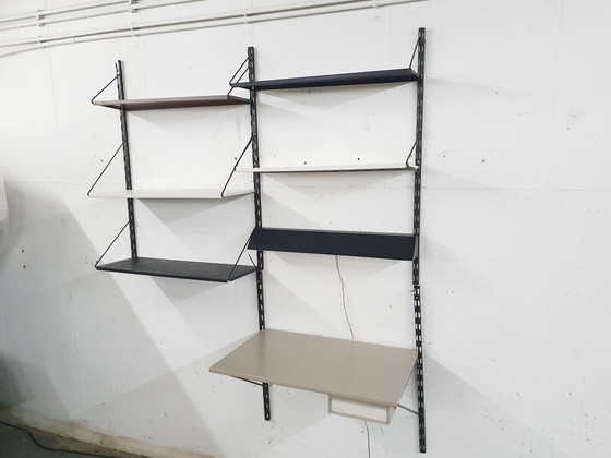 Image 1 of Tjerk Reijenga for Pilastro metal wall unit, The Netherlands 1950's