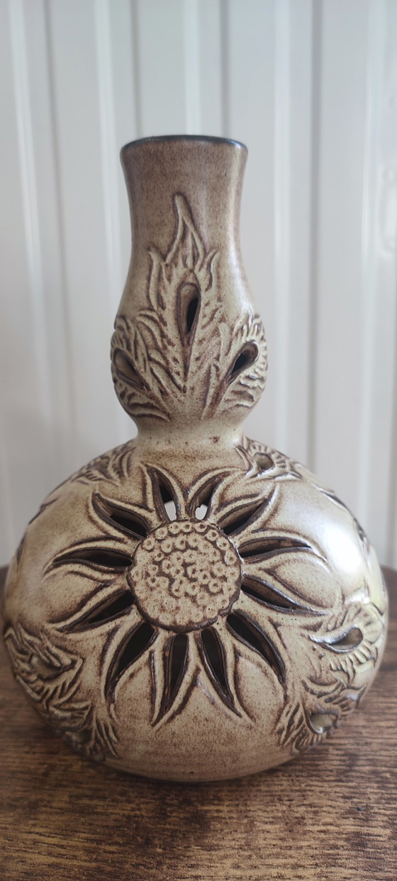 Image 1 of Vallauris ceramic lamp base by Fonck & Mateo