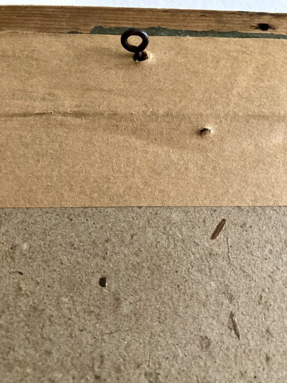 Image 1 of Antike Lithografie, Le Charivari, 1844, gerahmt – vergoldeter Rahmen aus dem 19. Jahrhundert