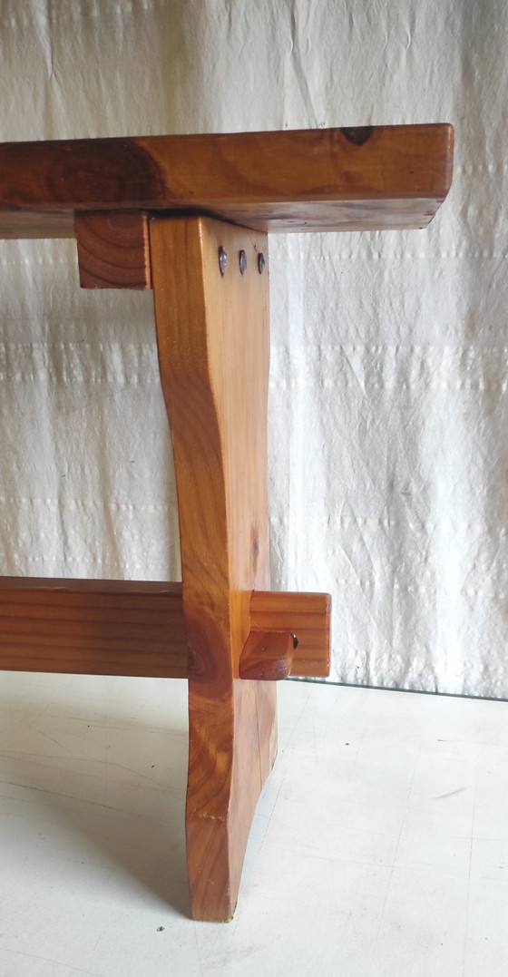 Image 1 of Massivholzbank – Mitte des 20. Jahrhunderts