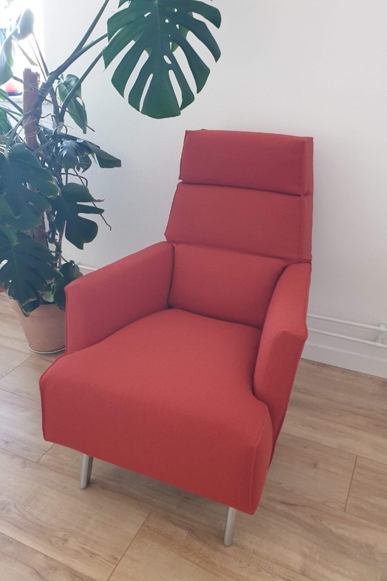 Image 1 of Rode design armchair Solo van Design on Stock