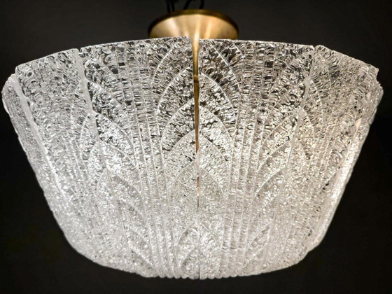 Image 1 of Grande lampadario/plafoniera di Barovier&Toso, vetro di Murano, Italia, anni '60, raro esemplare