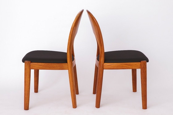 Image 1 of Set di 6 sedie da pranzo del designer danese Niels Koefoed (anni '70)