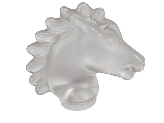 Image 1 of Sevres - Made in France - frosted glass - paperweight - kristal - geëtst merk - 1960's