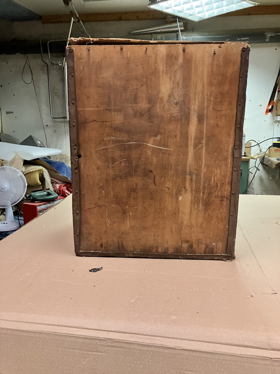 Caisse à Thé Vintage – Armoires de rangement, Wood, Metal (photo 5 of 7)