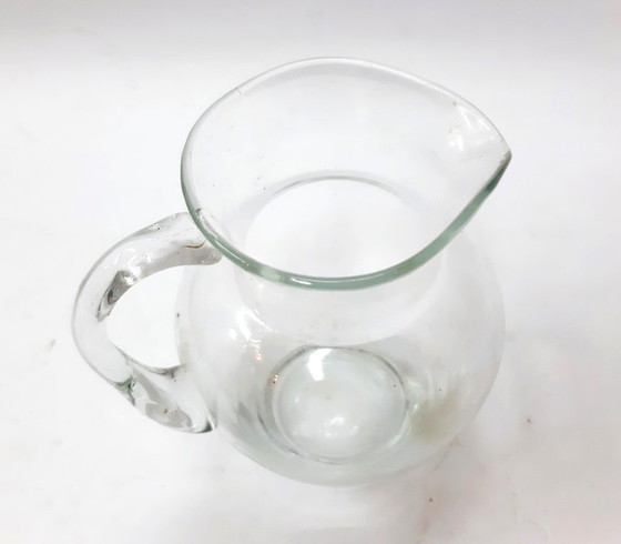 Image 1 of pichet vintage en verre transparent