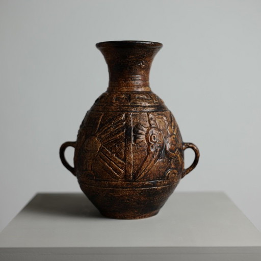 Jasba Model 1690-30 Sculptural Ceramic Vase, West Germany, c. 1970