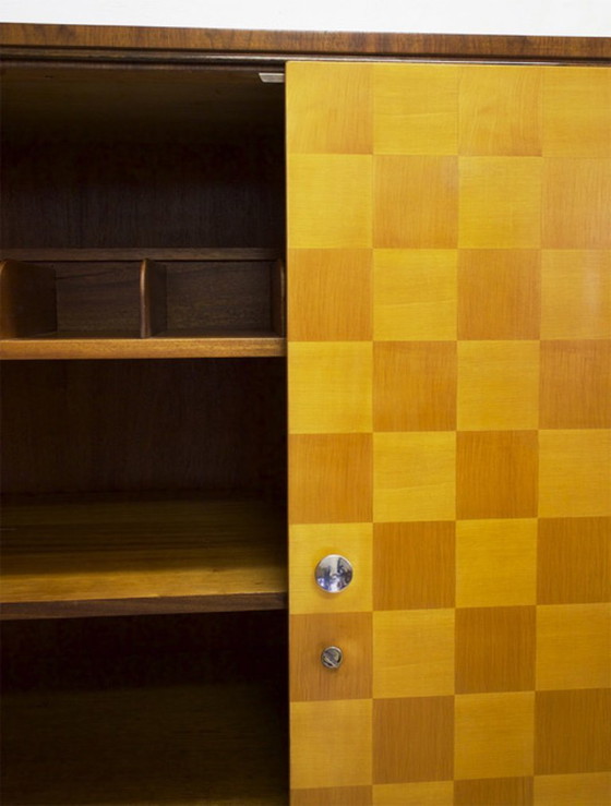 Image 1 of Ladekast van Jindřich Halabala, "Schaakbord"