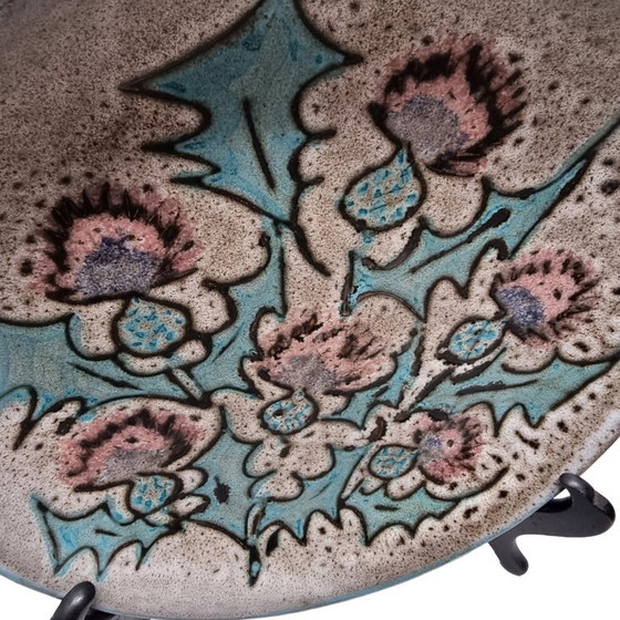 Image 1 of 2 vintage Vallauris wall plates Etienne Daniel – Signed