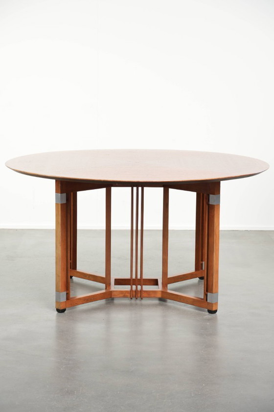 Image 1 of Round vintage Art Deco design dining table by Schuitema for 4 people from the Decoforma series