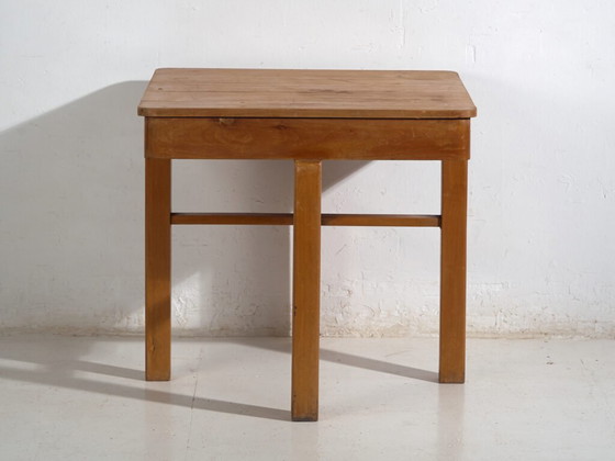 Tavolo da Lavoro in Legno Antico – Tavolino Europeo – circa 1920–1950 – Console, Rustic (photo 31 of 40)