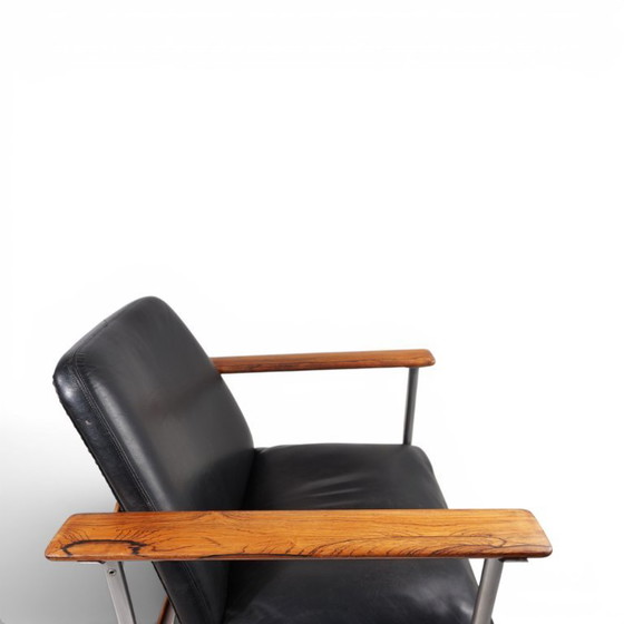 Image 1 of Leren fauteuil van Sven Ivar Dysthe voor Dokka Møbler, 1960