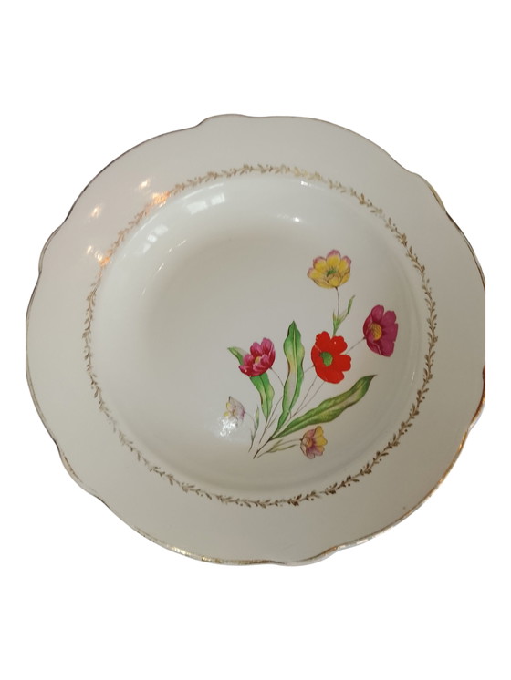 Image 1 of Piatti Agnès in porcellana Lunéville