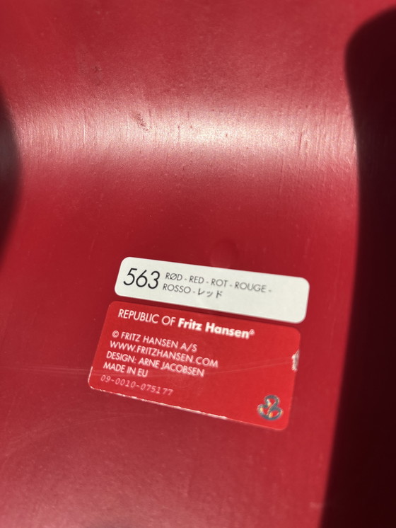 Image 1 of 4 sgabelli da bar Fritz Hansen Serie 7