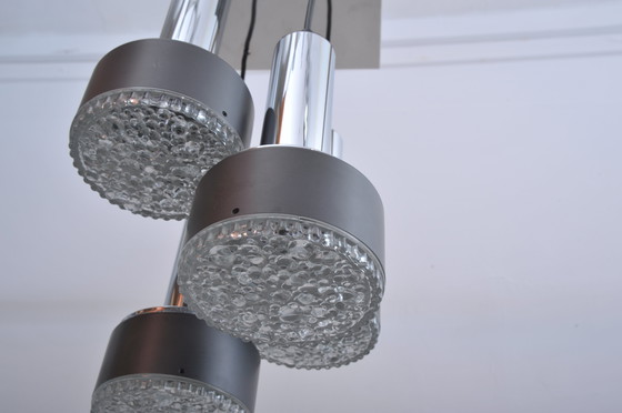 Image 1 of Staff cascade lamp with bubble glass (1960s)