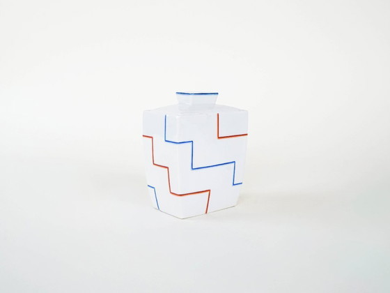 Image 1 of Ceramic vase, modernist design, 1970s, made in Italy