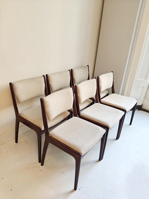 Vintage Esszimmerstühle, Dunkelcreme – eetkamerstoelen, Wood
