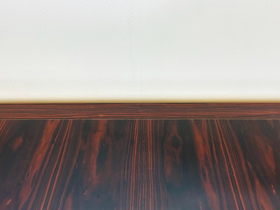 Image 1 of Art Deco eettafel van Macassar ebbenhout, 1940
