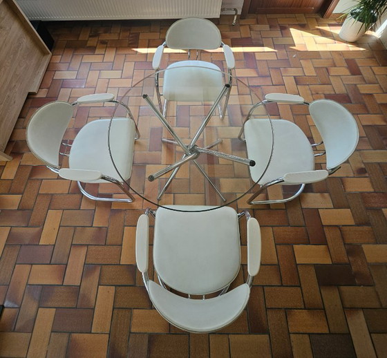 Image 1 of Set: 4x Effezeta dining chair + table