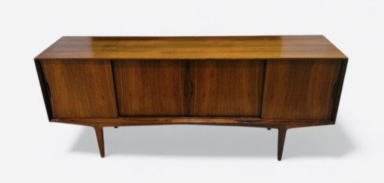 Rosewood Sideboard Knud Nielsen 1970 Denmark, High Boards, Brown (photo 3 of 6)