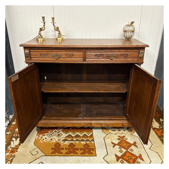 Image 1 of Prachtige antieke eikenhouten kast