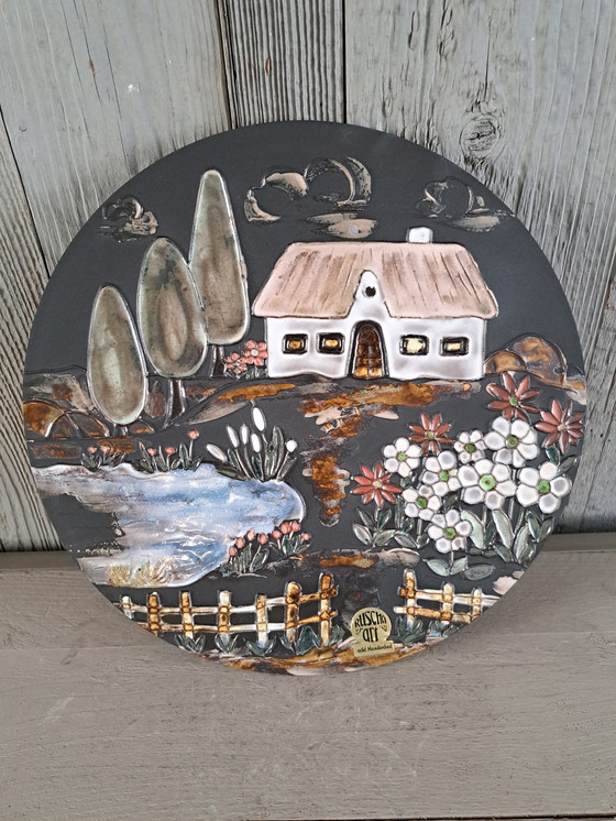 Image 1 of Piatto da parete vintage Ruscha Art