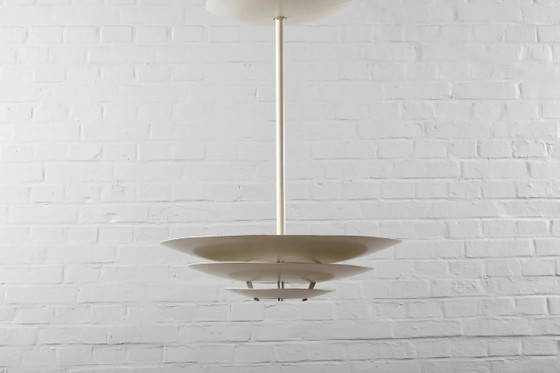 Oslo plafondlamp van Kurt Nørregaard voor Louis Poulsen jaren 60 – Kroonluchters, Aluminium, Scandinavian (photo 5 of 13)