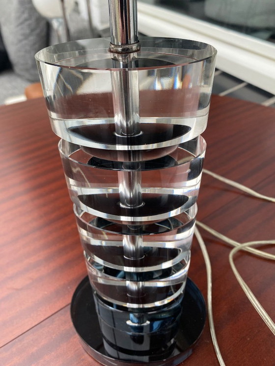 Image 1 of Lampe en verre au design vintage