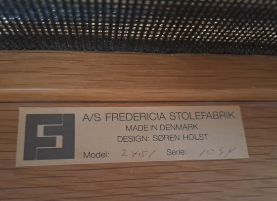 Image 1 of Originele set Fredericia Model 2451 fauteuils – Søren Holst – Deens Design
