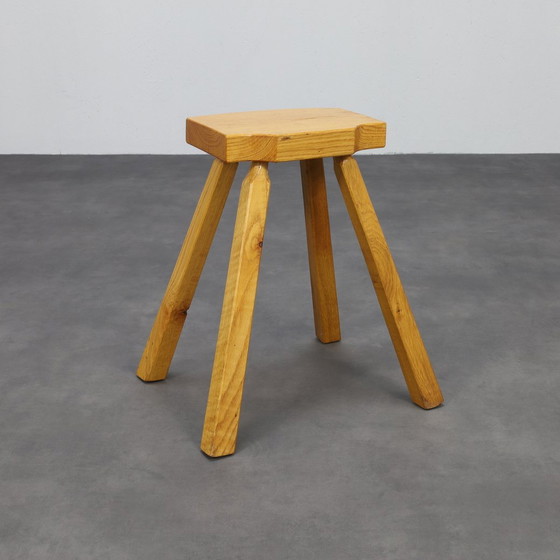 Image 1 of Vintage Stool Wood, 1970s