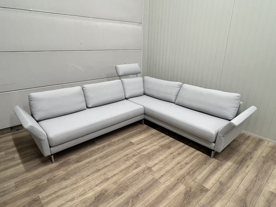 Image 1 of Rolf Benz Vida corner sofa gray new condition